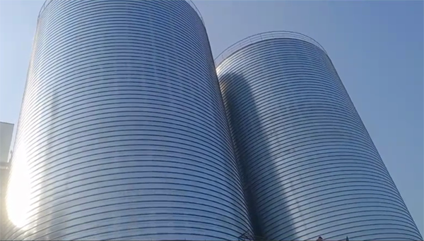 观山湖2座混凝土高架卷板仓