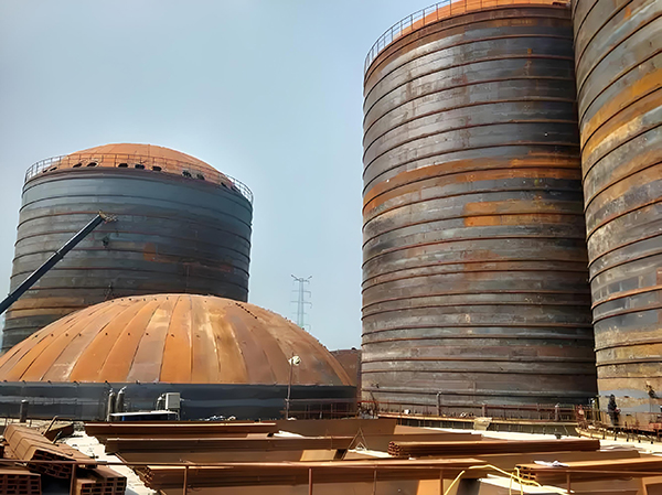 观山湖焦粉钢板仓